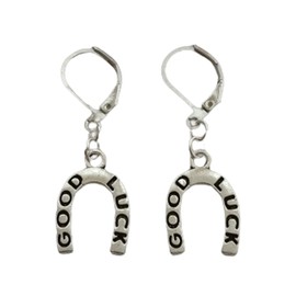 Mini Horseshoe Earrings Punk Cowboy Horse Jewelry Vintage Ear Clip for Man Woman
