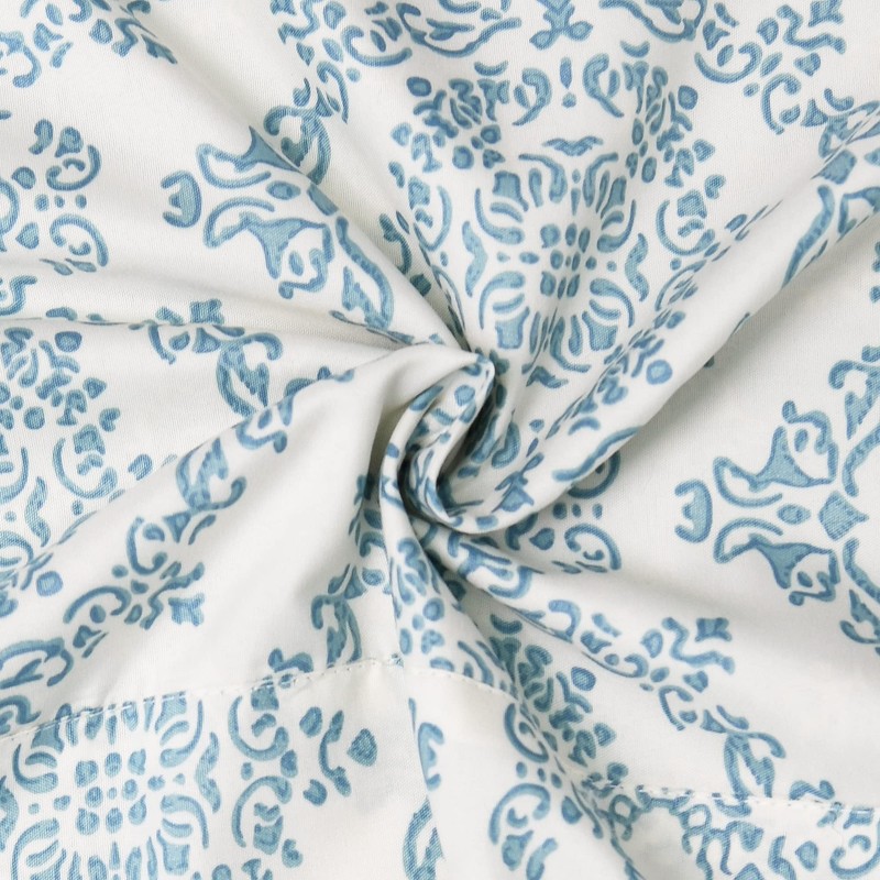 Home Soft Things Mystic Valance Set, Teal/Turquoise, 60" x 18",