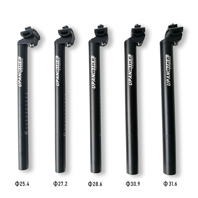UPANBIKE 350mm(13.8inch) Bike Seatpost Aluminium Alloy Bicycle Seat Post with