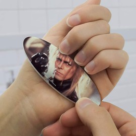 Labyrinth Goblin King Crystal Ball David Bowie Jareth Double-Sided Oval Nail File Emery Board Set 4 Pack