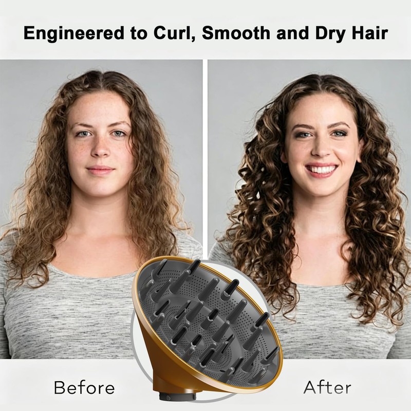 Upgraded Large Diffuser for Dyson Airwrap Multi-Styler HS01 HS05 HS08,6.7IN