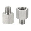 sourcing map Hexagonal Reducing Socket, 1/8 PT Male to 1/4