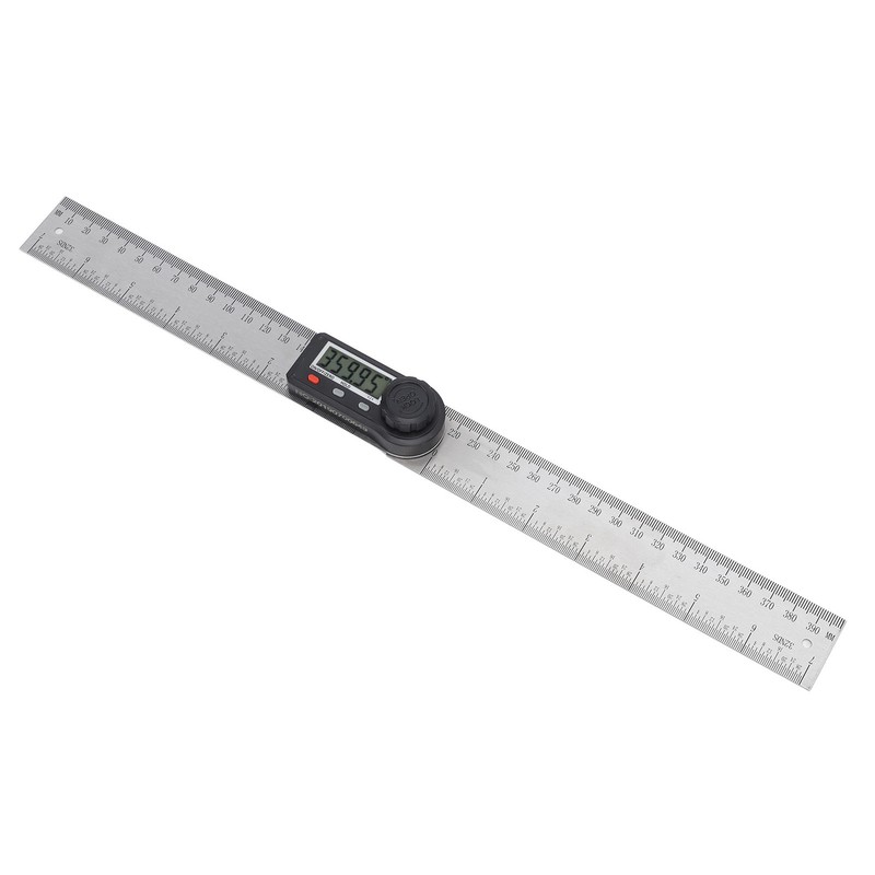 Digital Angle Ruler 200mm 360 Degree Lockable LCD Clear Display