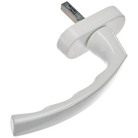 Hoppe 3737041, white window handle LIÈGE-concealed screwed, 7 x 32