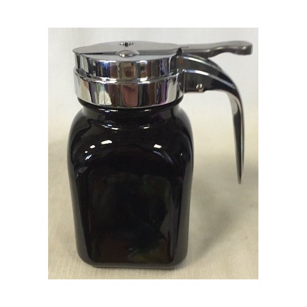 Honey/Syrup Dispenser - American Made - Mosser Glass USA (Black)