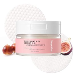 Veganifect Lifting and Balancing Pore Care Toner Pad, Vegan Certified, Mild Gauze Peeling, Reduces Pores & Smooths Skin, Pore Minimizer, 4.23Oz (70 Pads)