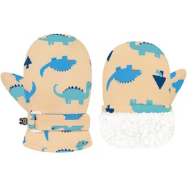 Olreco Toddler Winter Gloves Waterproof Toddler Mittens Ages 2-4 Toddlers Gloves 2T Toddlers Snow Mittens for Kids Ski Glove