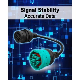 CAN 3-CAN 1 Crossover Cable Fit for Paccar Peterbilts Kenworths Cummins Engines 2016 and Newer