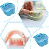 TAORANJU Denture Case, Denture Retainer Case Denture Cup with Strainer