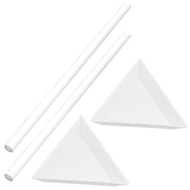 Audiophile Magical Pencil + Rhinestone Tray Deco Stone Catch Teasing Deco 74x64mm White 2 Each 4 Pieces