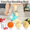 Cambom Rotary Cheese Grater Hand Crank Cheese Shredder for Fresh