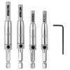 Self Centering Drill Bit Set 11/64",9/64",7/64", 5/64", for #10#8#6#4#2 Screws