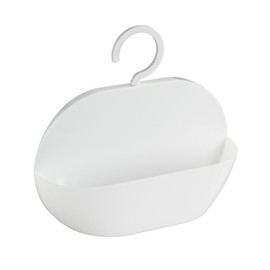 WENKO Duschcaddy Cocktail Weiß - Duschregal, Aufbewahrungskorb, Polystyrol, 26 x 23 x 9 cm, Weiß, 23 x 9 x 26 cm