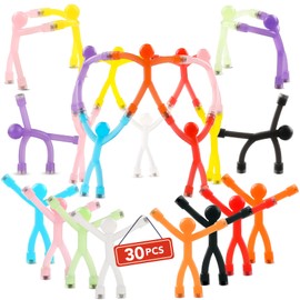 TRYMAG Man Fridge Magnets, 30 Pack Cute Magnets Fridge for Adults, Funny Humanoid Magnetic Toys for Fridge, Magnetic People Mini Humanoid Colorful Magnetic Toy for Locker, Office, School Decoration
