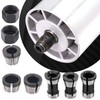 Milling Collet Chuck 6 Pieces Carbon Steel Woodworking Milling Chuck