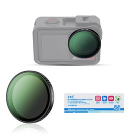 JJC CPL Circular Polarizer Polarizing Filter for DJI Osmo Action 5 Pro/Action 4/Action 3, Press to Mount, HD Optical Glass/Aluminium Frame/Anti-Scratch/Water-Resistant/Oil-Resistant/Anti-Static