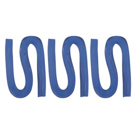 PATIKIL 360pcs Quilling Strips Paper 1/8"(3mm) 21"(54cm) Origami Paper Quilling Strip for Art DIY Hand Craft Christmas, Blue