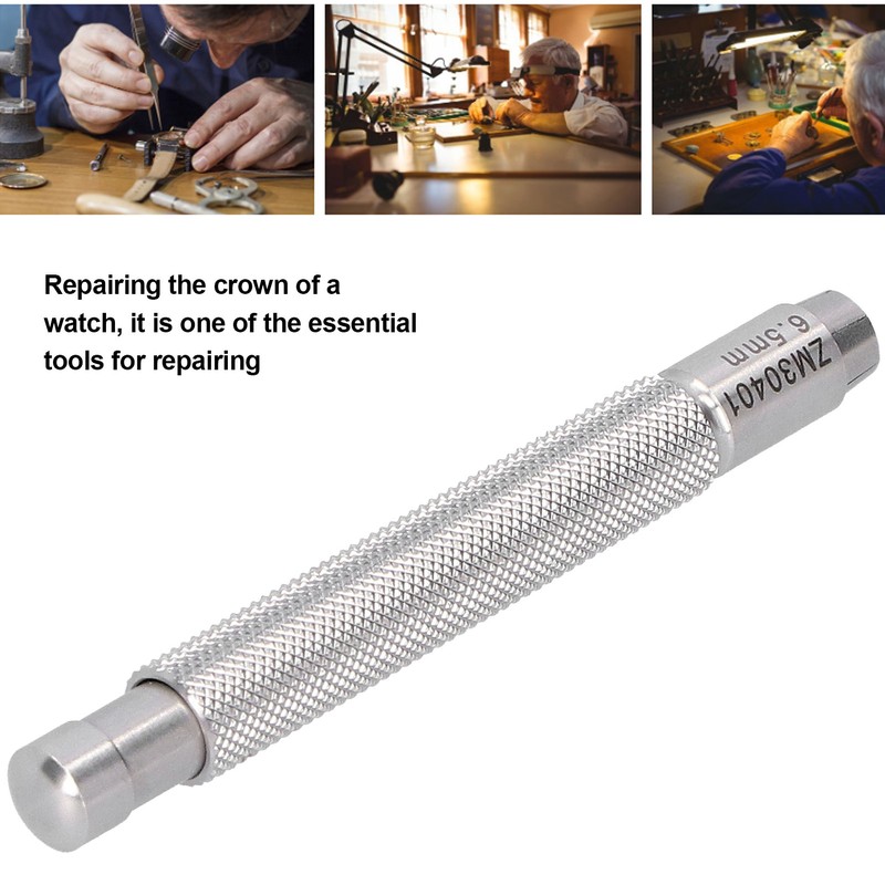 6.0mm/6.5mm Wristwatch Crown Winder Helper Watch Mechanical Winding Repairing Tool6.5mm/0.26in