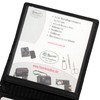 Hans Kniebes Men's Leather Wallet in Portrait Format with 11