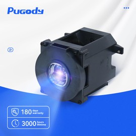 Pugody NP21LP A+ Quality Replacement Projector Lamp Bulb for NEC NP-PA500U NP-PA500X NP-PA5520W NP-PA600X PA500U PA550W PA600X NP-PA550W PA500X with Housing