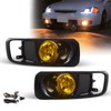 SPIEGEER Fog Lights Assembly for 1999 2000 Honda Civic Replacement