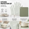 Hot Pads and Oven Mitts - Silicone Oven Mitts -