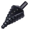 Mengshen HSS Step Drill Bit Set 10-45mm Spiral Flute, Triangle
