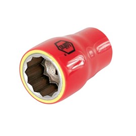 Wiha 31624 Insulated 1/2" Drive Metric Sockets, 24mm