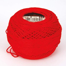 DMC - Pearl thread ball - Size 8, 80 m - Ideal for all crafts, embroidery and crochet work - Embroidery thread