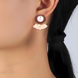 Indian Chandelier Earrings for Women, Boho Jhumka Earrings, Bollywood Festival Jewelry Gifts for Diwali, Weddings, and Holidays