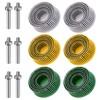 6 Pack 2 Inch Bristle Disc Grit 50# 80# 120#
