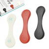 XYOFUN 3Pcs Silicone Magnetic Bookmarks,Book Marker Clip,Double Sided Magnet Book