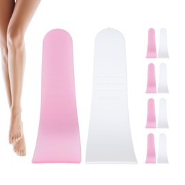 10 Espátulas De Limpieza De Cera Para El Cabello, Reutilizable Espátulas Antiadherentes De Cera De Plástico Espátula De Crema Depilatoria Raspador De Máscara Wax Spatulas Para El Salón Del Hogar