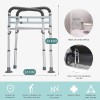Unbranded Adjustable Eligible Toilet Safety Rails Toilet Frame for Elderly