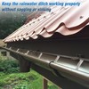 10 Pcs 5 Inch Gutter Hangers with a Pre-Inserted Rust