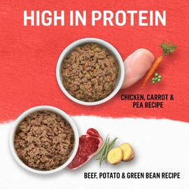 Purina Beyond Natural Pate Wet Dog Food Variety Pack, Grain Free Chicken & Beef Ground Entrees - (12) 13 oz. Cans