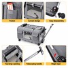 Rolling Pet Carrier with Wheels for Cats & Dogs, Foldable