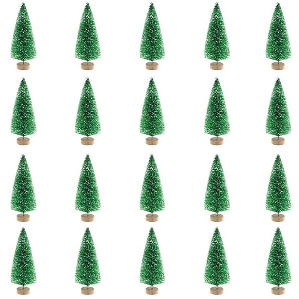 20 Pcs Christmas Tree, Mini Xmas Trees, Desktop Christmas tree,