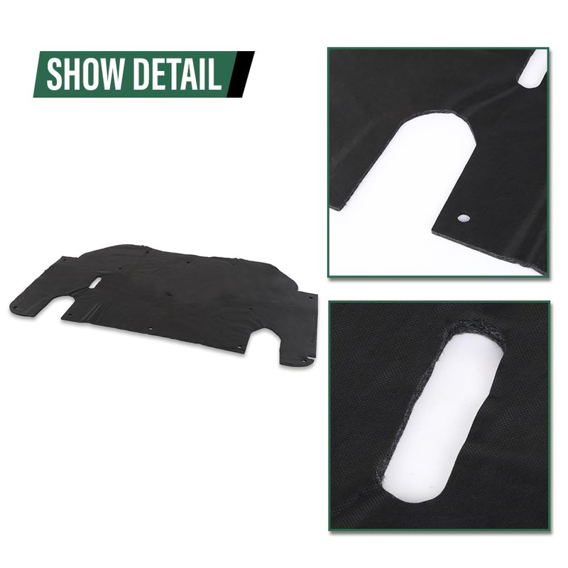LQI Hood Insulation Pad 1/2" with clips Compatible with Ford