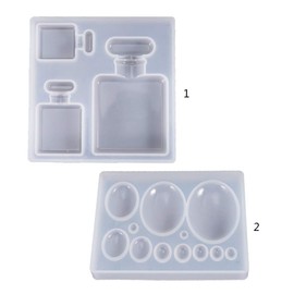 Epoxy Resin Silicone Molds,Perfume Bottle Patch Mold DIY Crystal Epoxy Glue Crafts Decorations Pendant Making