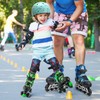 Kuxuan Skates Boys and Girls Camo Adjustable Roller Skates with
