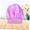 Healvian 2pcs Wide Side Elastic Satin Sleeping Cap for Hair