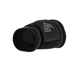 Shock Doctor Compression Knit Wrist Sleeve with Strap, Medium, Black/Grey