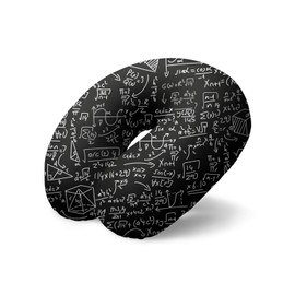 I-TOTAL - Travel Pillow/Soft Neck Travel Pillow for Cervical Support/Fun Travel Pillow (MATEMATIC)