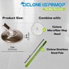 Ciclone Ispinmop Stainless Steel Professional Mop Plate - Heavy Duty