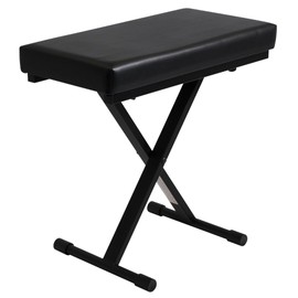Ultimate Support JamStands XB100-B Extra Capacity Keyboard Bench w/ 300 lbs Load Capacity