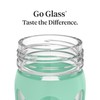 Lifefactory 12-Ounce Glass Water Bottle with Active Flip Cap and