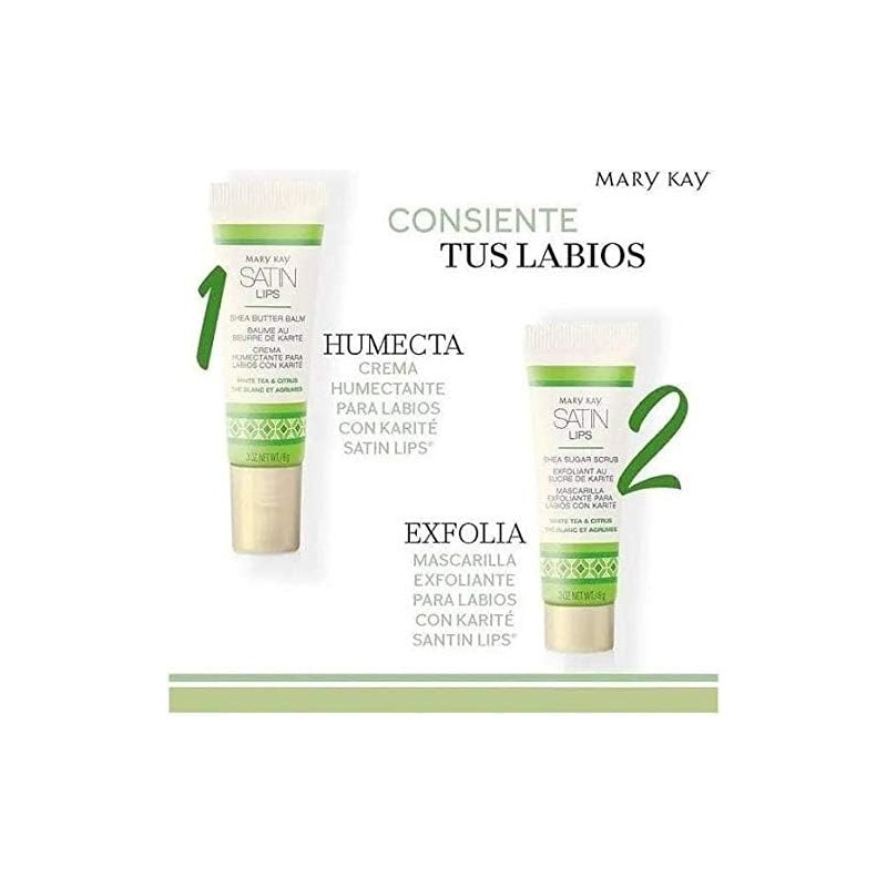 Mascarilla Exfoliante para Labios con Karité Satin Lips