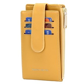 KUKOO Wallet for Women Slim RFID Card Holder Wallets Bifold Multi Card Case Zipper Coin Purse
