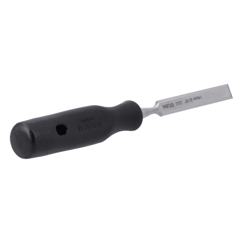 Stubai 354314 14 mm Wood Chisel with Black Polypropylene Handle